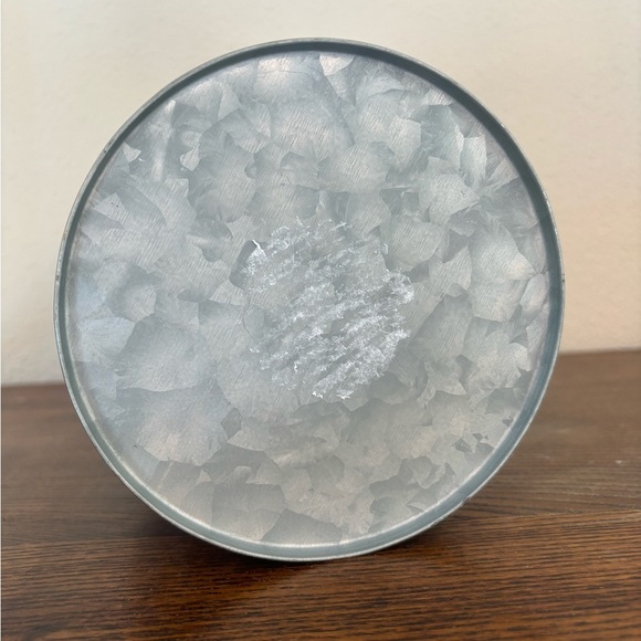 Decorative Honeycomb Patterned Vase - Blue and Gold - Picture 3 of 6